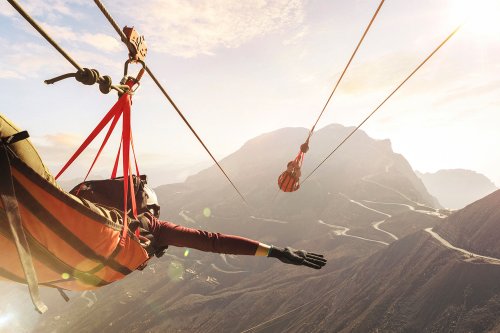 Jebel Jais Zipline from Dubai