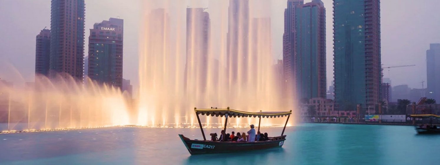 Dubai Fountain Show and Lake Ride